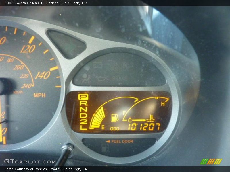 Carbon Blue / Black/Blue 2002 Toyota Celica GT