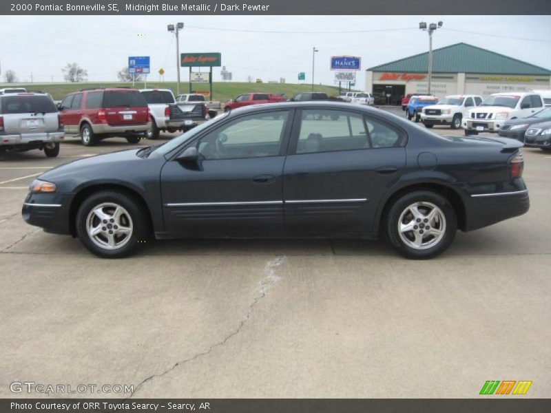 Midnight Blue Metallic / Dark Pewter 2000 Pontiac Bonneville SE