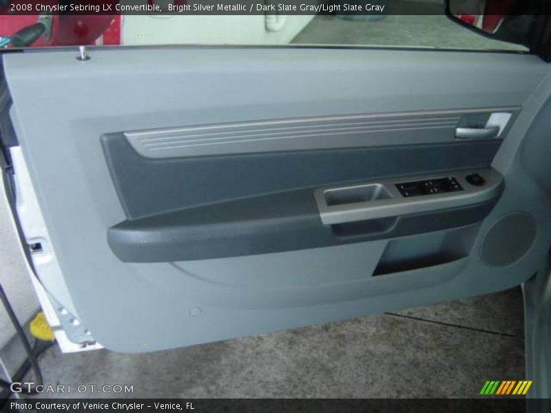 Bright Silver Metallic / Dark Slate Gray/Light Slate Gray 2008 Chrysler Sebring LX Convertible