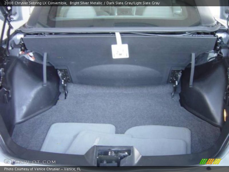 Bright Silver Metallic / Dark Slate Gray/Light Slate Gray 2008 Chrysler Sebring LX Convertible
