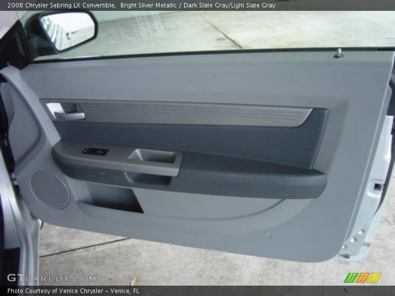 Bright Silver Metallic / Dark Slate Gray/Light Slate Gray 2008 Chrysler Sebring LX Convertible
