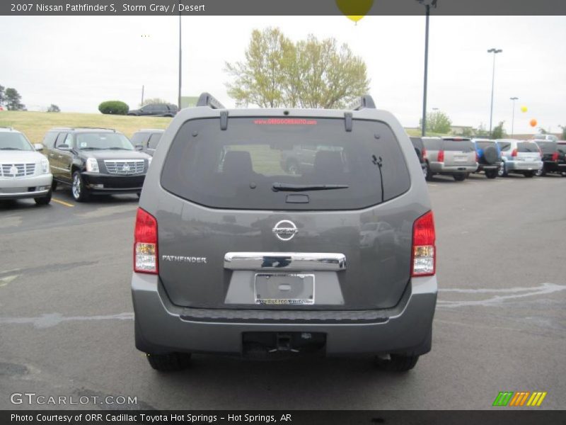 Storm Gray / Desert 2007 Nissan Pathfinder S