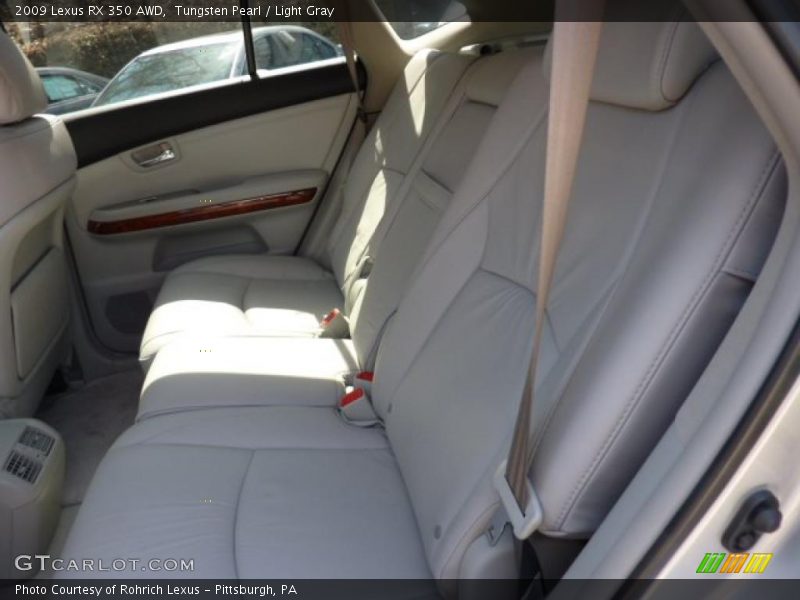 Tungsten Pearl / Light Gray 2009 Lexus RX 350 AWD