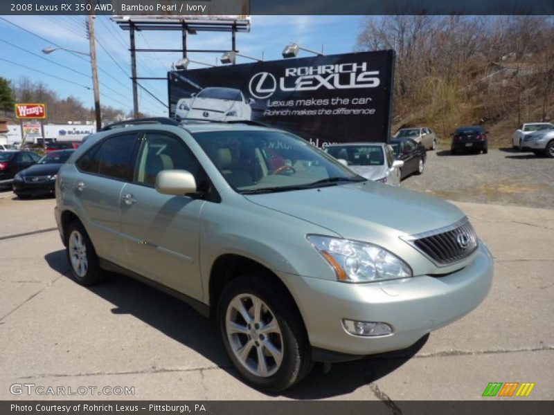 Bamboo Pearl / Ivory 2008 Lexus RX 350 AWD