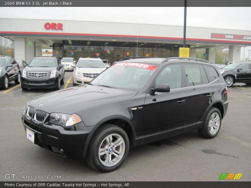 Jet Black / Black 2006 BMW X3 3.0i