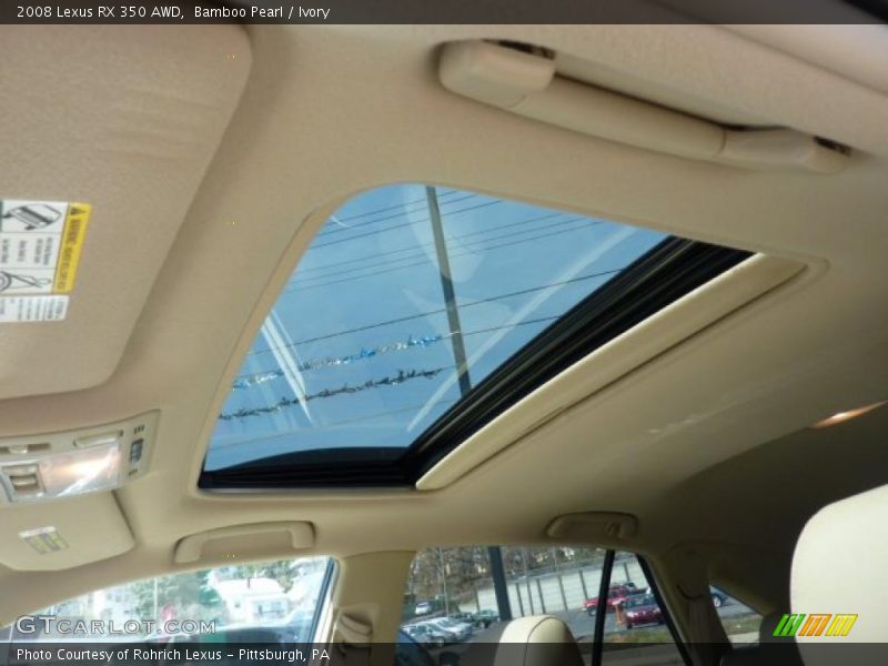 Bamboo Pearl / Ivory 2008 Lexus RX 350 AWD