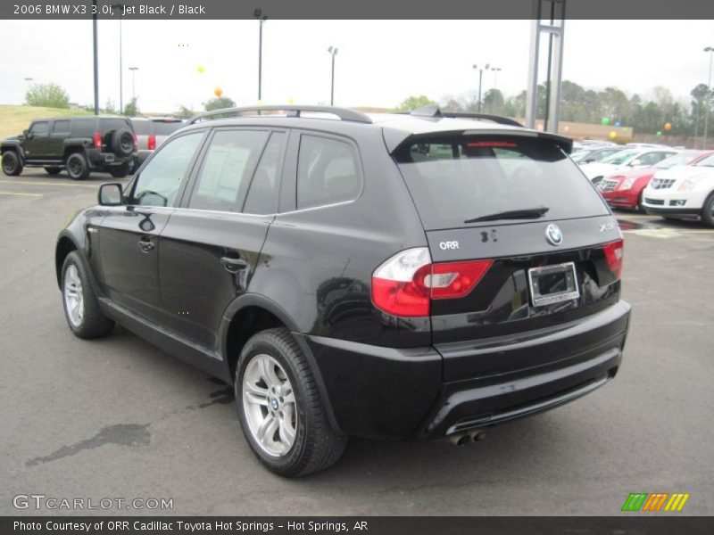 Jet Black / Black 2006 BMW X3 3.0i