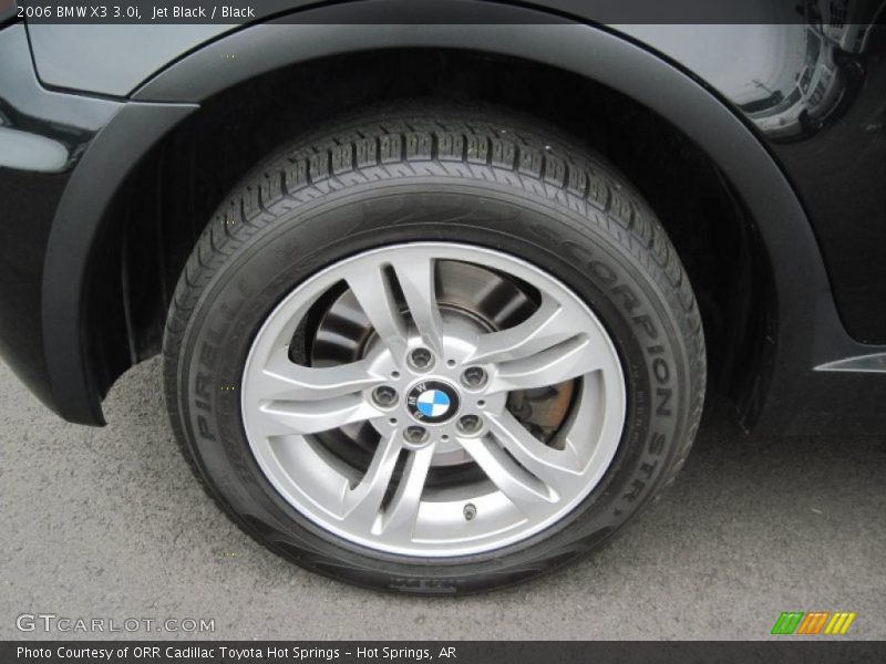 Jet Black / Black 2006 BMW X3 3.0i