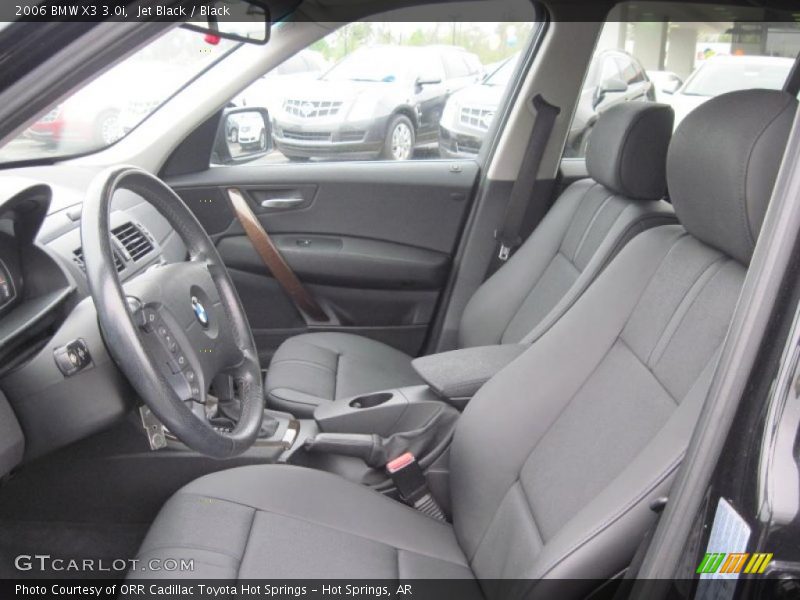 Jet Black / Black 2006 BMW X3 3.0i