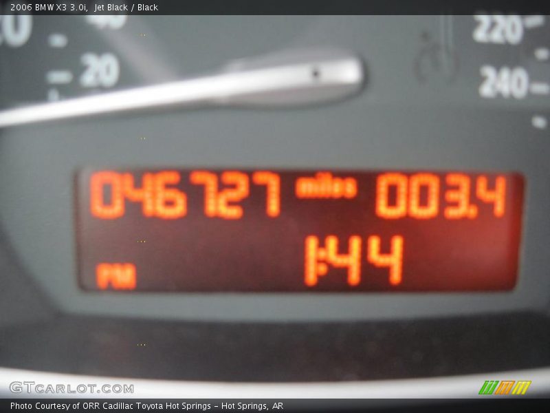 Jet Black / Black 2006 BMW X3 3.0i