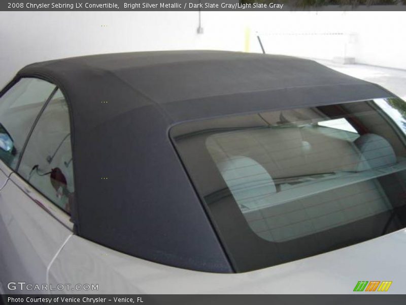 Bright Silver Metallic / Dark Slate Gray/Light Slate Gray 2008 Chrysler Sebring LX Convertible