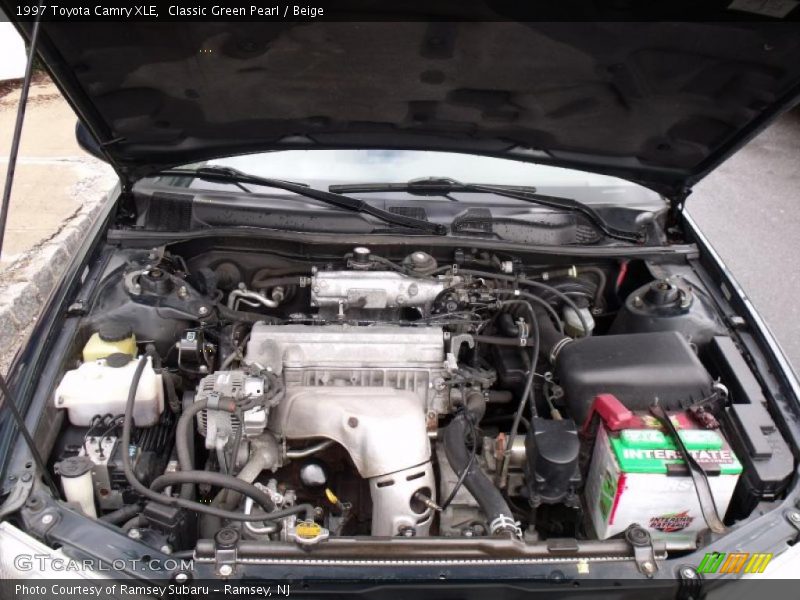 Classic Green Pearl / Beige 1997 Toyota Camry XLE
