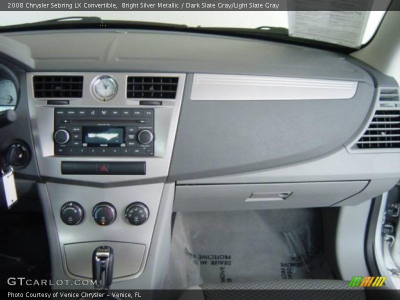 Bright Silver Metallic / Dark Slate Gray/Light Slate Gray 2008 Chrysler Sebring LX Convertible