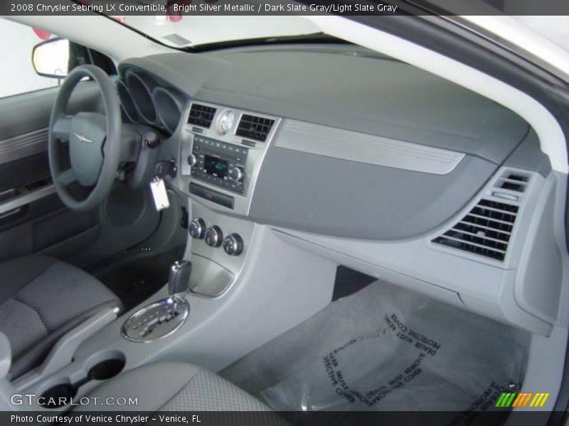 Bright Silver Metallic / Dark Slate Gray/Light Slate Gray 2008 Chrysler Sebring LX Convertible