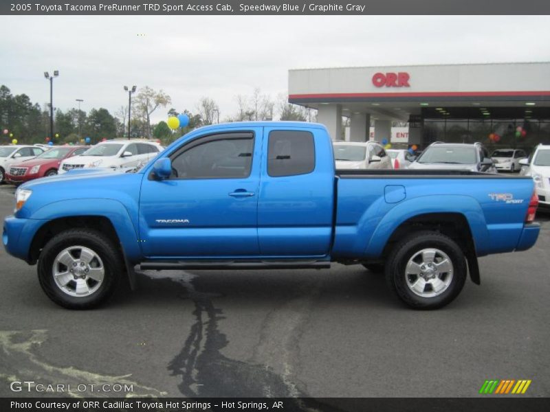 Speedway Blue / Graphite Gray 2005 Toyota Tacoma PreRunner TRD Sport Access Cab