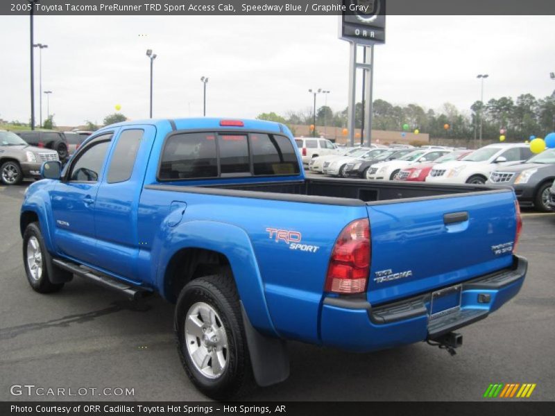Speedway Blue / Graphite Gray 2005 Toyota Tacoma PreRunner TRD Sport Access Cab
