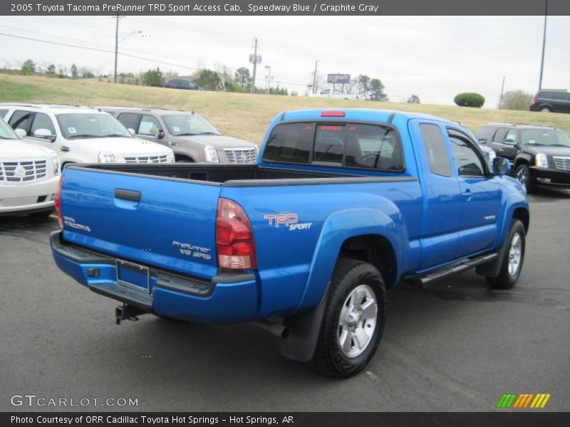 Speedway Blue / Graphite Gray 2005 Toyota Tacoma PreRunner TRD Sport Access Cab