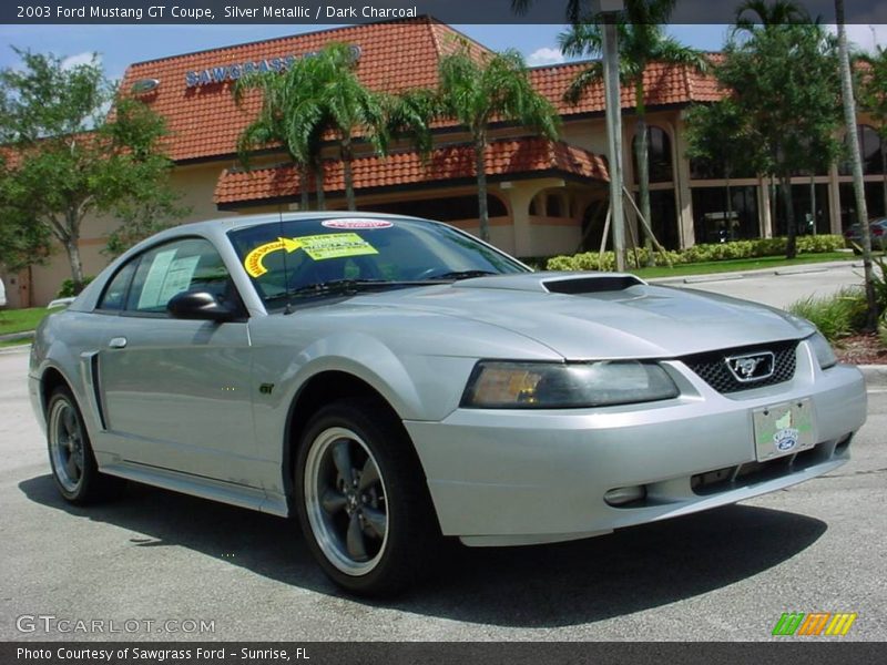 Silver Metallic / Dark Charcoal 2003 Ford Mustang GT Coupe