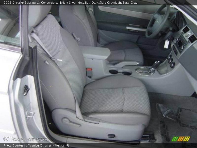 Bright Silver Metallic / Dark Slate Gray/Light Slate Gray 2008 Chrysler Sebring LX Convertible