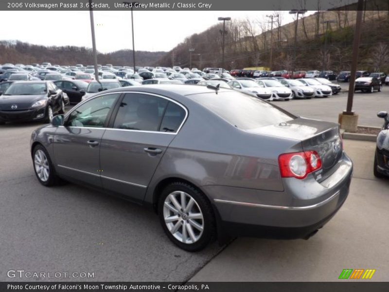 United Grey Metallic / Classic Grey 2006 Volkswagen Passat 3.6 Sedan