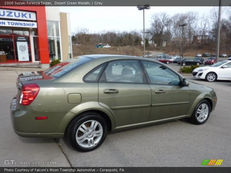 Desert Green Metallic / Grey 2006 Suzuki Forenza Sedan