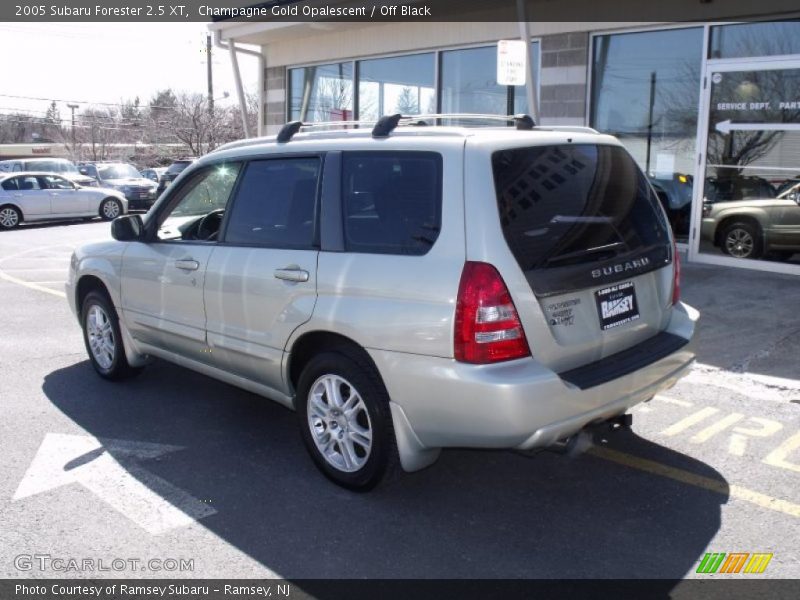 Champagne Gold Opalescent / Off Black 2005 Subaru Forester 2.5 XT