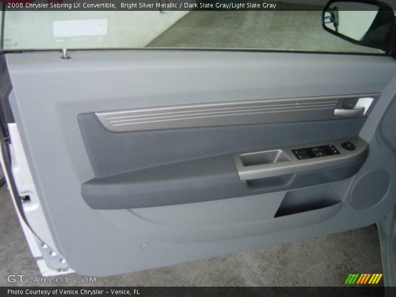 Bright Silver Metallic / Dark Slate Gray/Light Slate Gray 2008 Chrysler Sebring LX Convertible