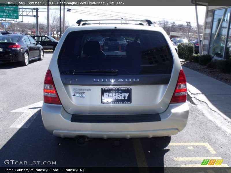 Champagne Gold Opalescent / Off Black 2005 Subaru Forester 2.5 XT