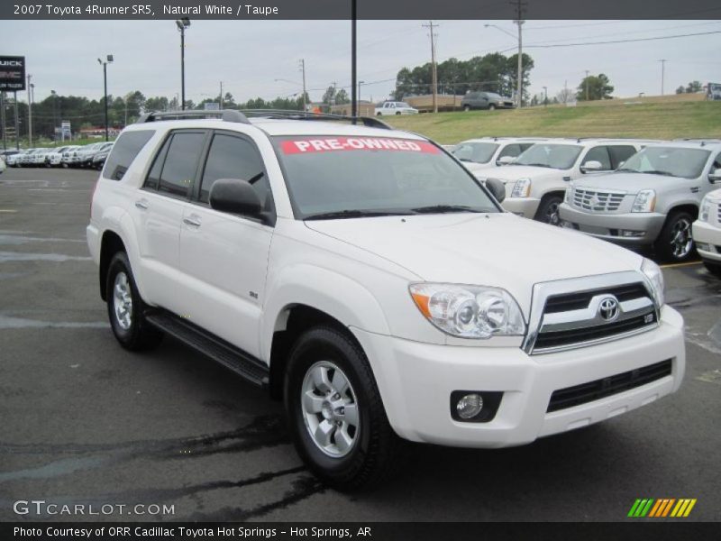 Natural White / Taupe 2007 Toyota 4Runner SR5