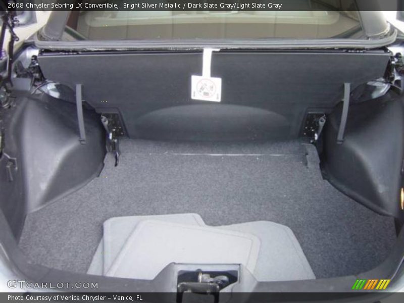 Bright Silver Metallic / Dark Slate Gray/Light Slate Gray 2008 Chrysler Sebring LX Convertible