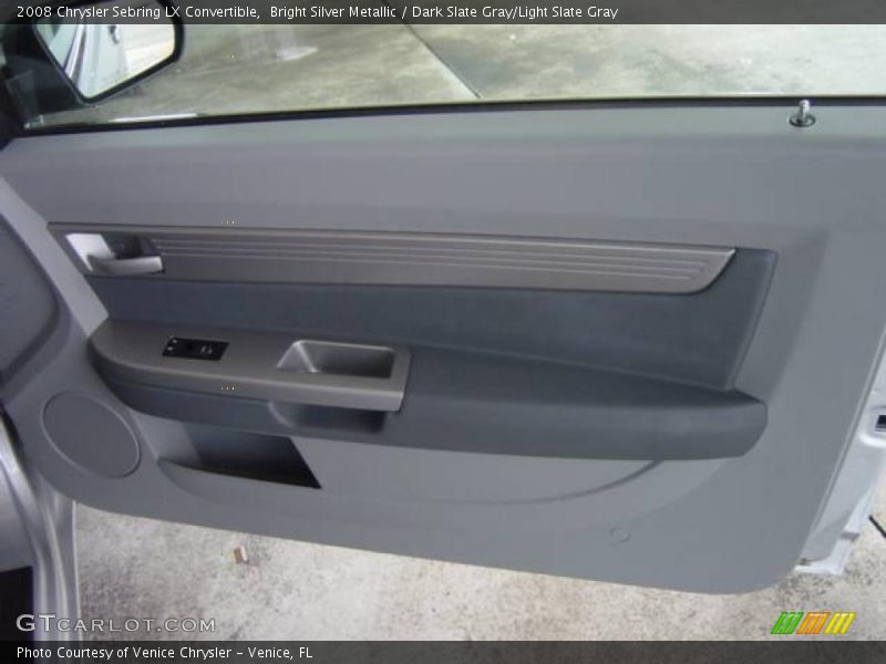Bright Silver Metallic / Dark Slate Gray/Light Slate Gray 2008 Chrysler Sebring LX Convertible