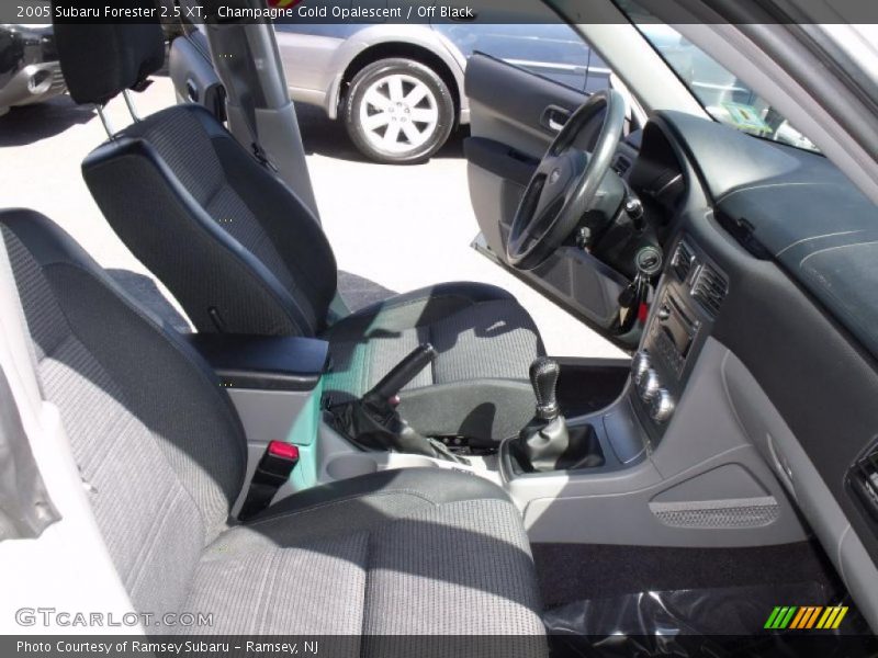 Champagne Gold Opalescent / Off Black 2005 Subaru Forester 2.5 XT