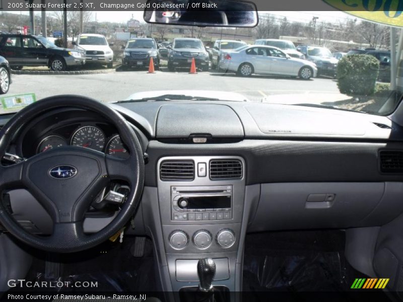 Champagne Gold Opalescent / Off Black 2005 Subaru Forester 2.5 XT