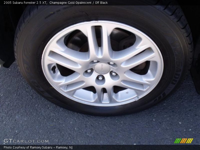 Champagne Gold Opalescent / Off Black 2005 Subaru Forester 2.5 XT