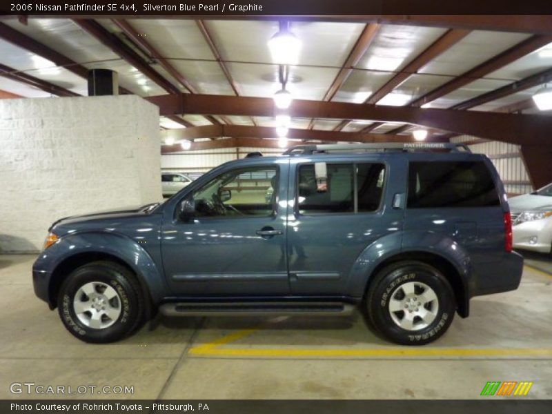 Silverton Blue Pearl / Graphite 2006 Nissan Pathfinder SE 4x4