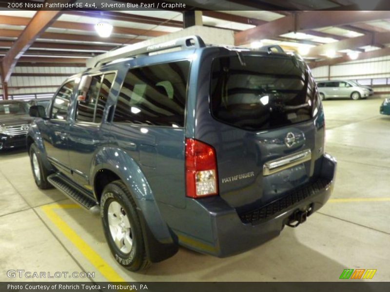 Silverton Blue Pearl / Graphite 2006 Nissan Pathfinder SE 4x4