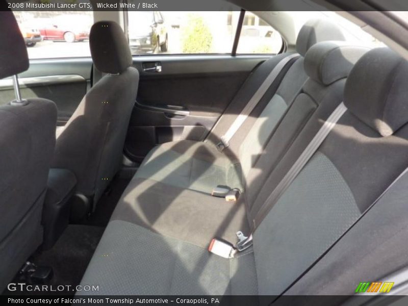 Wicked White / Black 2008 Mitsubishi Lancer GTS