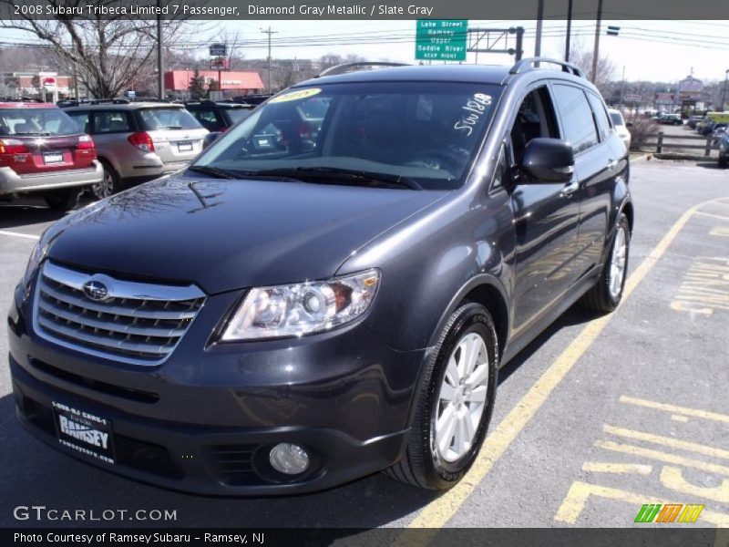 Diamond Gray Metallic / Slate Gray 2008 Subaru Tribeca Limited 7 Passenger