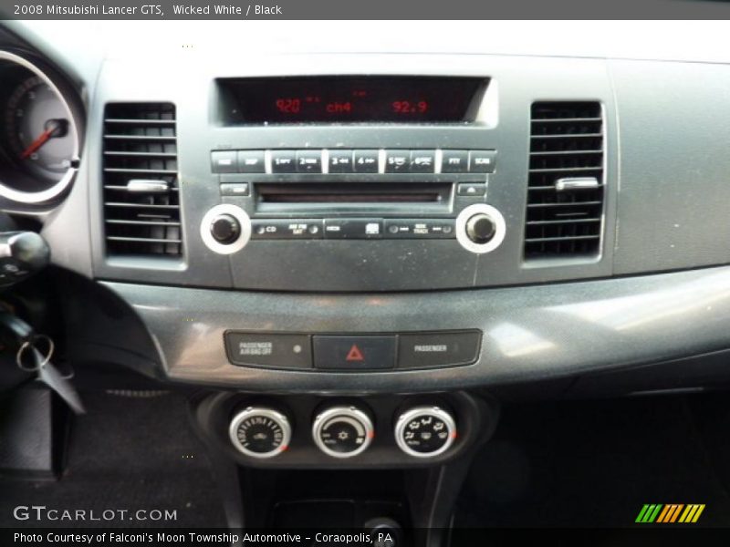 Wicked White / Black 2008 Mitsubishi Lancer GTS