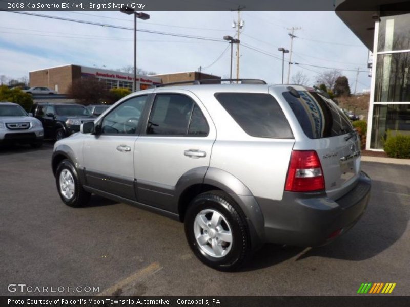 Bright Silver / Gray 2008 Kia Sorento EX 4x4