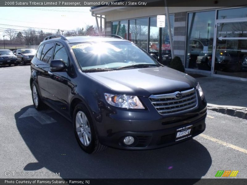 Diamond Gray Metallic / Slate Gray 2008 Subaru Tribeca Limited 7 Passenger