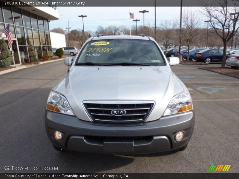 Bright Silver / Gray 2008 Kia Sorento EX 4x4
