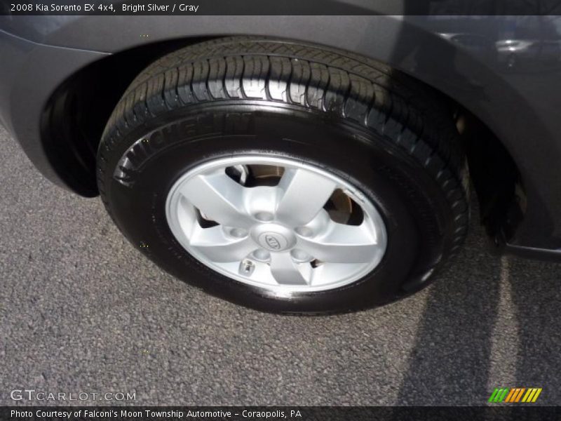 Bright Silver / Gray 2008 Kia Sorento EX 4x4