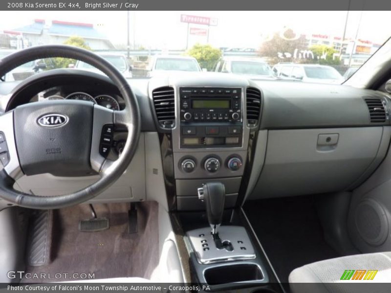 Bright Silver / Gray 2008 Kia Sorento EX 4x4