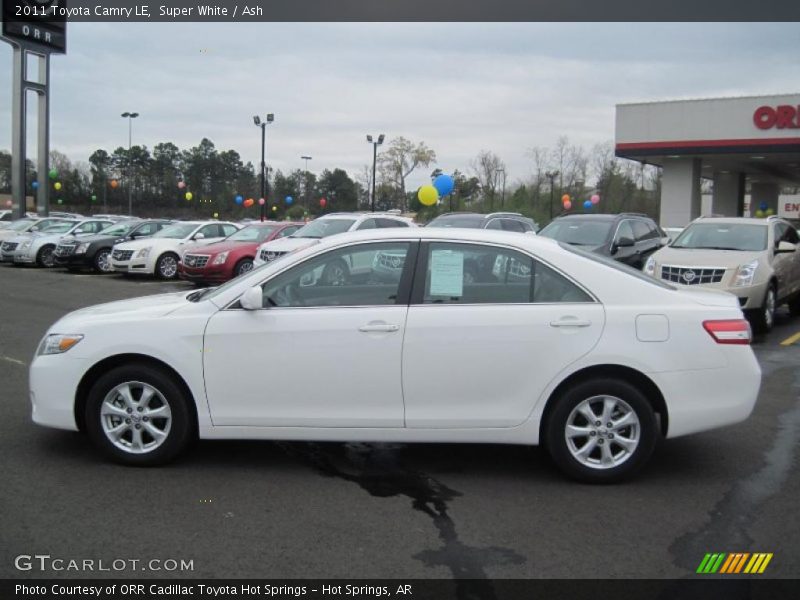 Super White / Ash 2011 Toyota Camry LE