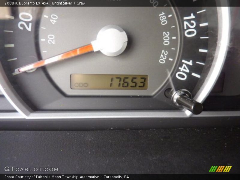Bright Silver / Gray 2008 Kia Sorento EX 4x4