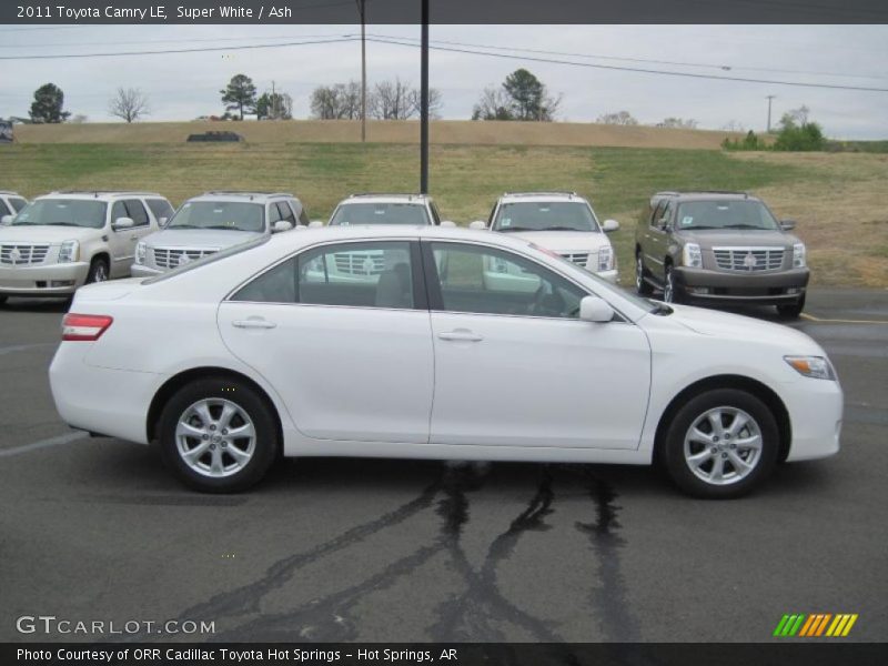 Super White / Ash 2011 Toyota Camry LE