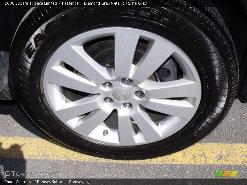 Diamond Gray Metallic / Slate Gray 2008 Subaru Tribeca Limited 7 Passenger