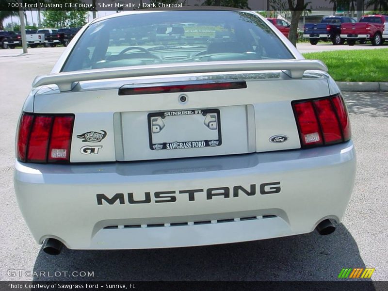 Silver Metallic / Dark Charcoal 2003 Ford Mustang GT Coupe