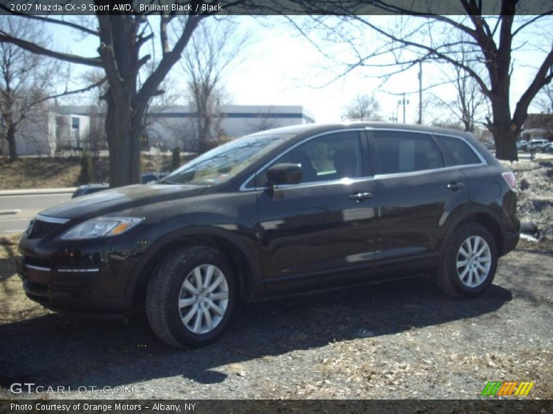 Brilliant Black / Black 2007 Mazda CX-9 Sport AWD